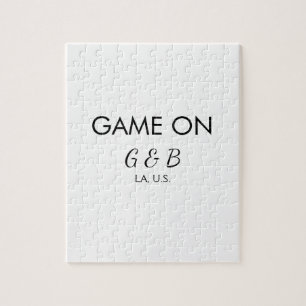 Quebra-cabeça Jogo para adicionar nome do casal localidade da fe