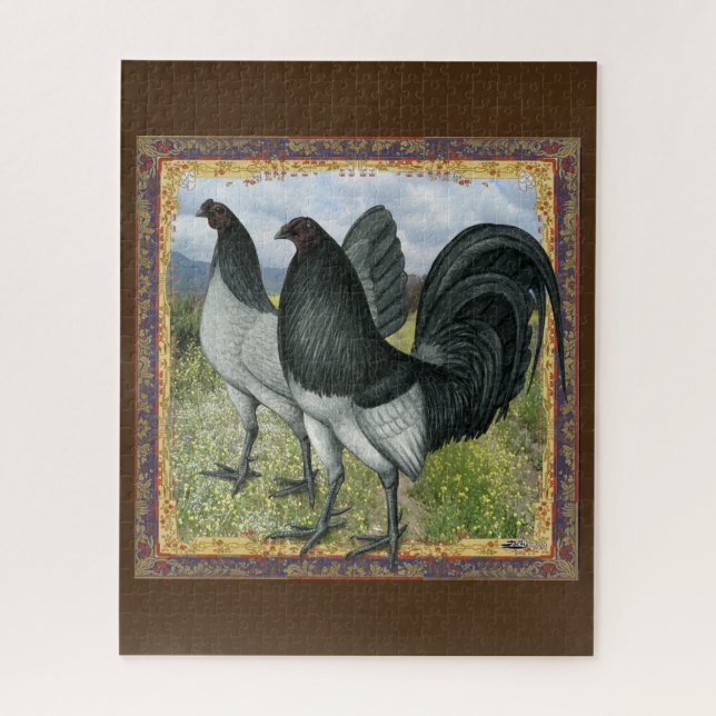 Quebra-cabeça Jogos Americanos: Autoazul ou Dun (Vertical)