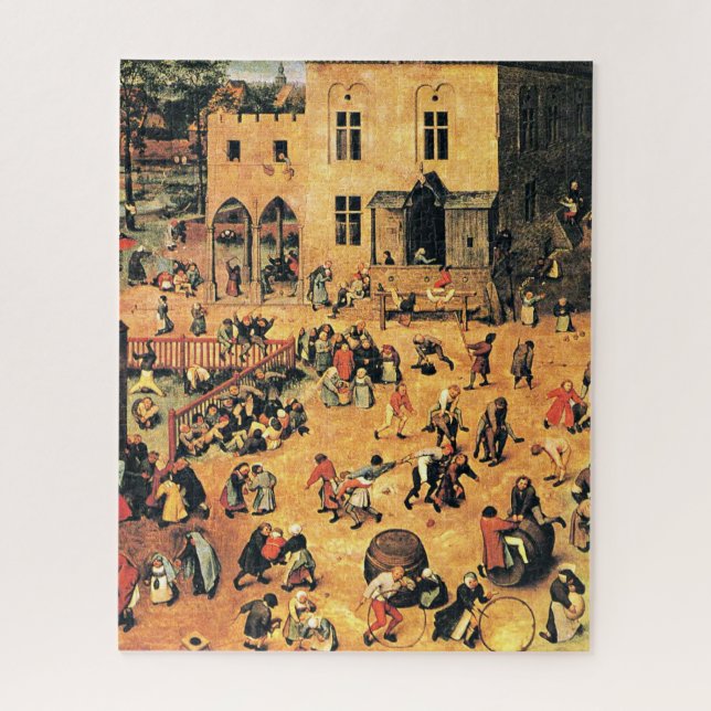 Quebra-cabeça Jogos infantis, pintura de arte, (Vertical)