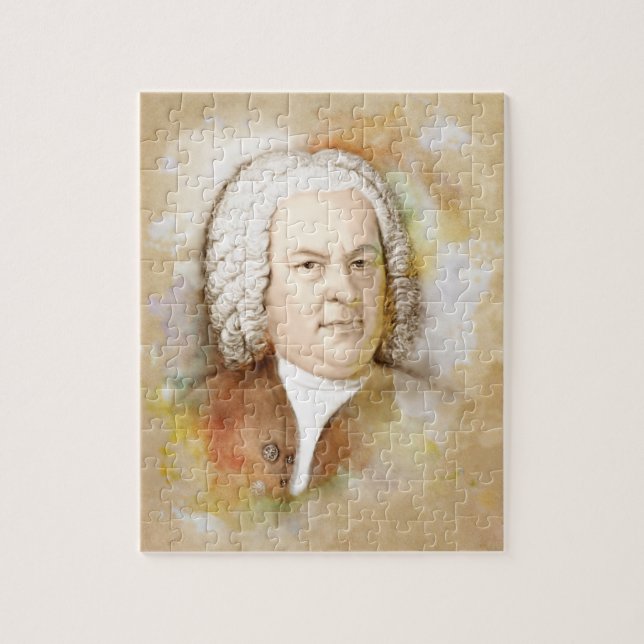 Quebra-cabeça Johann Sebastian Bach puzzle (Vertical)