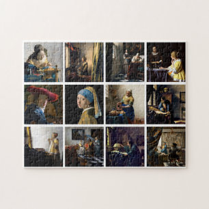 Quebra-cabeça Johannes Vermeer - Grelha de Mastercastas