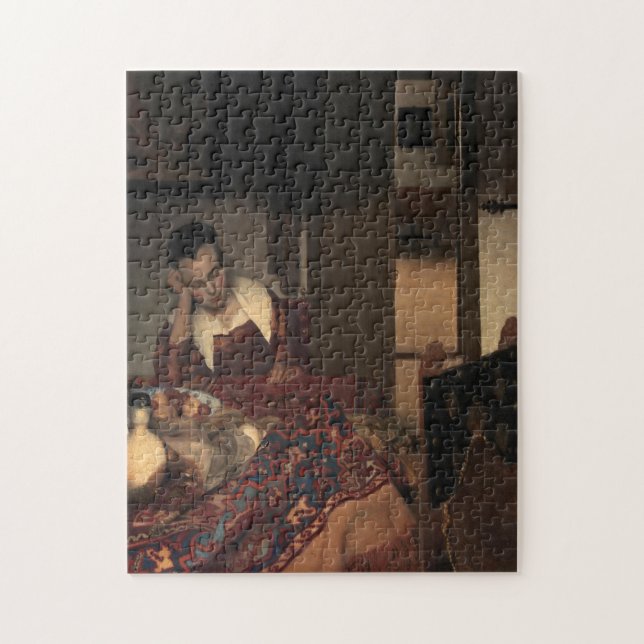 Quebra-cabeça Johannes Vermeer, Jovens Mulheres Dormindo (Vertical)