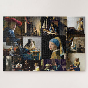 Quebra-cabeça Johannes Vermeer - Patchwork de obras-primas