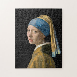 Quebra-cabeça Johannes Vermeer - Rapariga com um Ouriço de Pérol