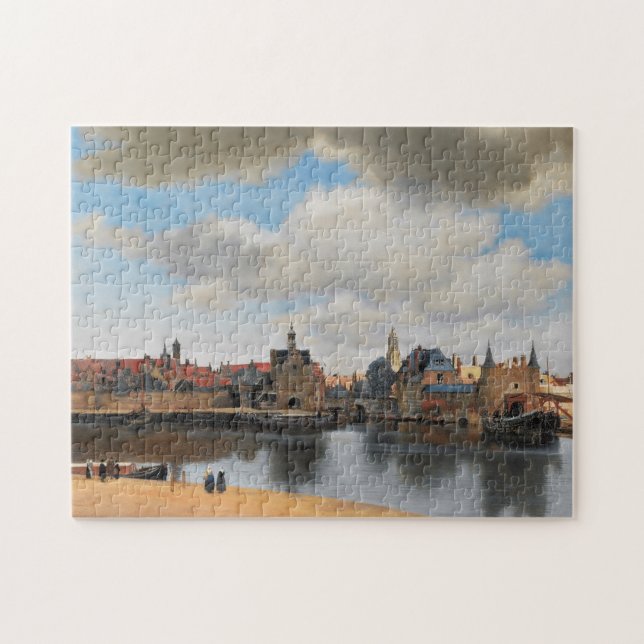 Quebra-cabeça Johannes Vermeer, van Deft, View of Delft (Horizontal)