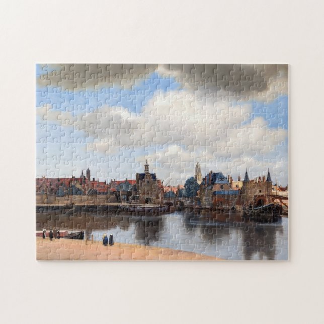 Quebra-cabeça Johannes Vermeer - Visão de Delft (Horizontal)
