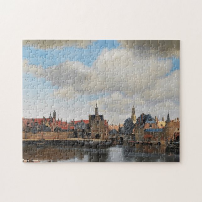 Quebra-cabeça Johannes Vermeer Vista de Delft (Horizontal)