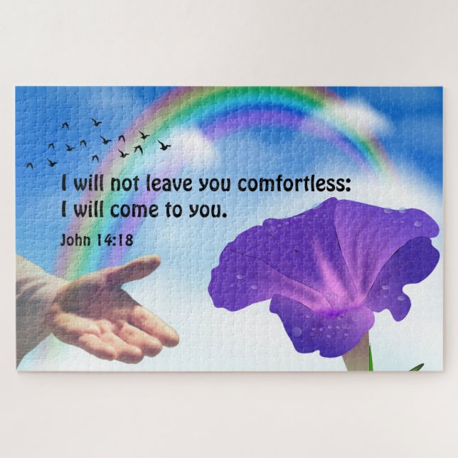 Quebra-cabeça John 14:18 (Horizontal)