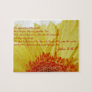 Quebra-cabeça John 3:16 na Primavera