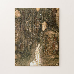 Quebra-cabeça John Bauer - Olhe O Troll Que A Mãe Disse Olhar