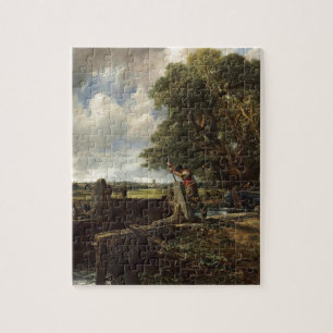Quebra-cabeça John Constable - o fechamento - paisagem do campo