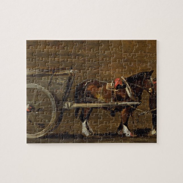 Quebra-cabeça John Constable | um carro da fazenda com os dois (Horizontal)