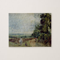 John Constable | uma estrada secundária com