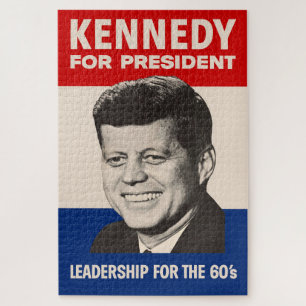 Quebra-cabeça John F. Kennedy Para O Presidente JFK Poster