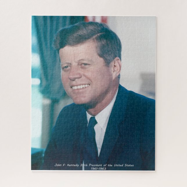 Quebra-cabeça John F. Kennedy Presidente dos Estados Unidos (Vertical)