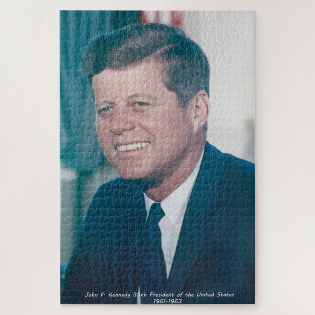 Quebra-cabeça John F. Kennedy Presidente dos Estados Unidos (Vertical)