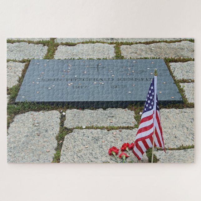 Quebra-cabeça John F. Kennedy Presidente dos Estados Unidos Ji (Horizontal)