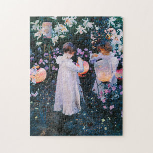 Quebra-cabeça John Singer Sargent Carnação Lily Lily Rosa