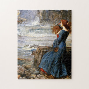 Quebra-cabeça John William Waterhouse - Miranda - O Tempest