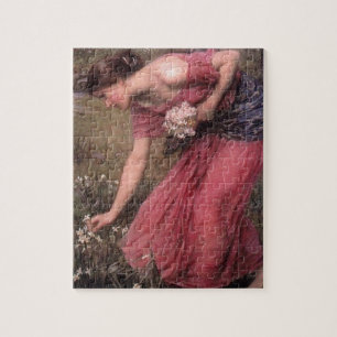 Quebra-cabeça John William Waterhouse - narciso - belas artes
