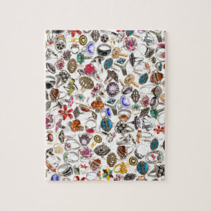 Quebra-cabeça joias anéis