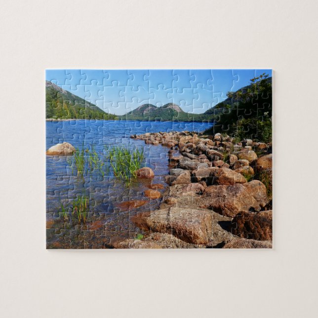 Quebra-cabeça Jordan Pond II no Parque Nacional Acadia (Horizontal)