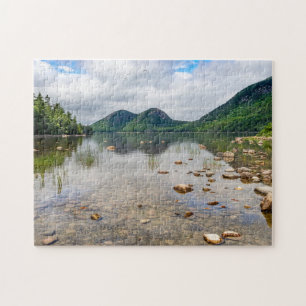 Quebra-cabeça Jordan Pond no Parque Nacional de Acadia em Maine