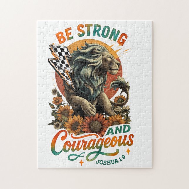 Quebra-cabeça Joshua 1:9 (Vertical)