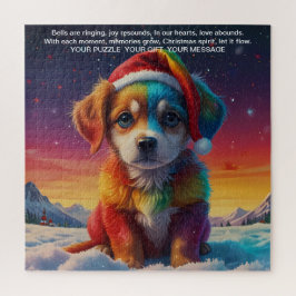 Quebra-cabeça Joy da mensagem de Natal