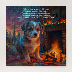 Quebra-cabeça Joy da mensagem de Natal