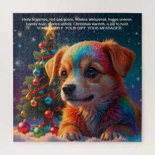 Quebra-cabeça Joy da mensagem de Natal