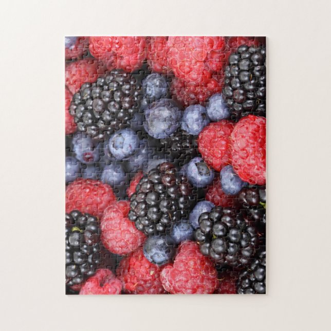 Quebra-cabeça Juicy e Ripe Berry Fruta Medley (Vertical)