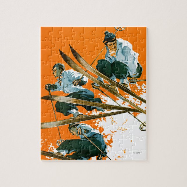 Quebra-cabeça Jumpers de Esqui por Ski Weld (Vertical)