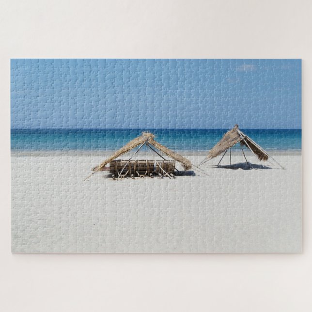 Quebra-cabeça Jungle Beach Huts (Horizontal)