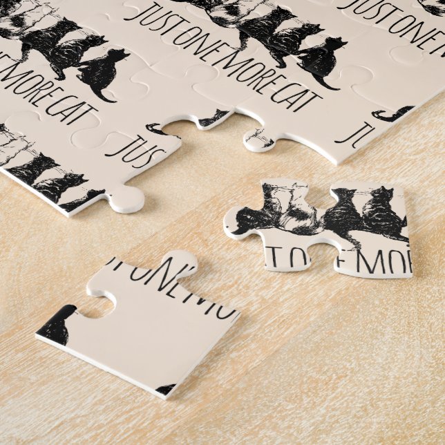 Quebra-cabeça Just One More Cat Parent Pattern (Lateral)