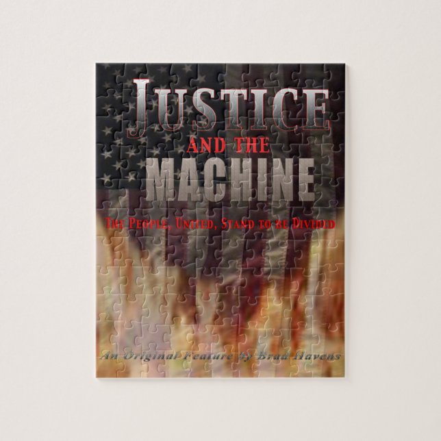 Quebra-cabeça Justiça Oficial e Poster de Máquina em um (Vertical)