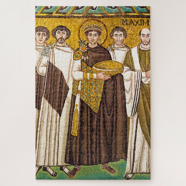 Quebra-cabeça Justiniano, o Grande imperador romano (Vertical)