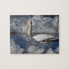 Quebra-cabeça Juvenil Swan no rio Icey