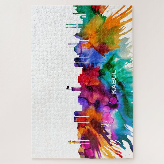 Quebra-cabeça Kabul Skyline (Vertical)