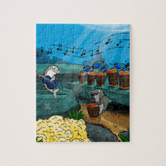 Quebra-cabeça Kai Dolphin Jamming in Africa Puzzle