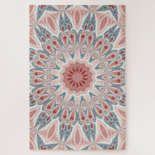 Quebra-cabeça Kaleidoscópio Moderno em greve Mandala Arte Fract