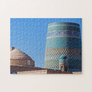 Quebra-cabeça Kalta Minor Minaret - Khiva, Uzbequistão, Ásia