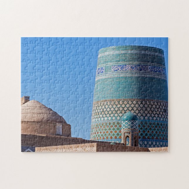Quebra-cabeça Kalta Minor Minaret - Khiva, Uzbequistão, Ásia (Horizontal)