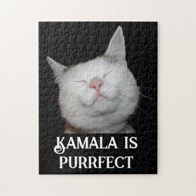 Quebra-cabeça Kamala é Purrfect (Vertical)