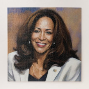 Quebra-cabeça Kamala Harris 2024, Mulher Negra Indiana Magic