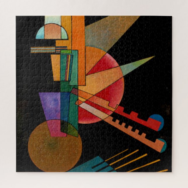 Quebra-cabeça Kandinsky - Abstrato Interpretação (Vertical)