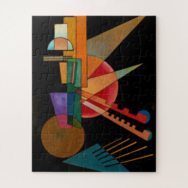 Quebra-cabeça Kandinsky - Abstrato Interpretação (Vertical)
