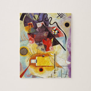 Quebra-cabeça Kandinsky Abstrato Painting Modern Trabalho de art