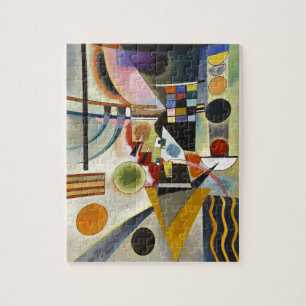 Quebra-cabeça Kandinsky Abstrato Painting Modern Trabalho de art