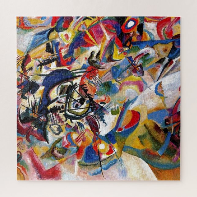 Quebra-cabeça Kandinsky Composition VII Abstrato Pintura (Vertical)
